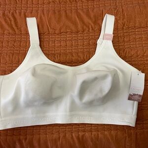 Cacique White Full Coverage Cotton Bra